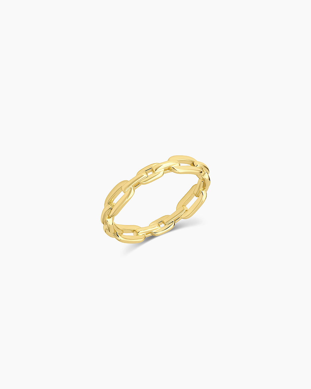 Parker Link Ring, 18K Gold Plated link ring, chain link ring