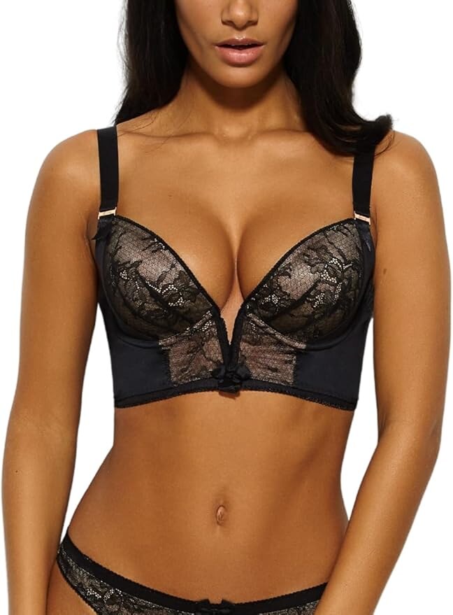 lace plunge detail