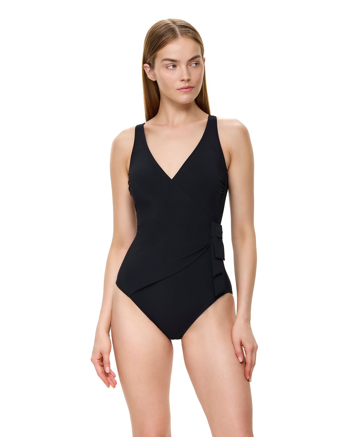 Modern Muse Surplice One Piece