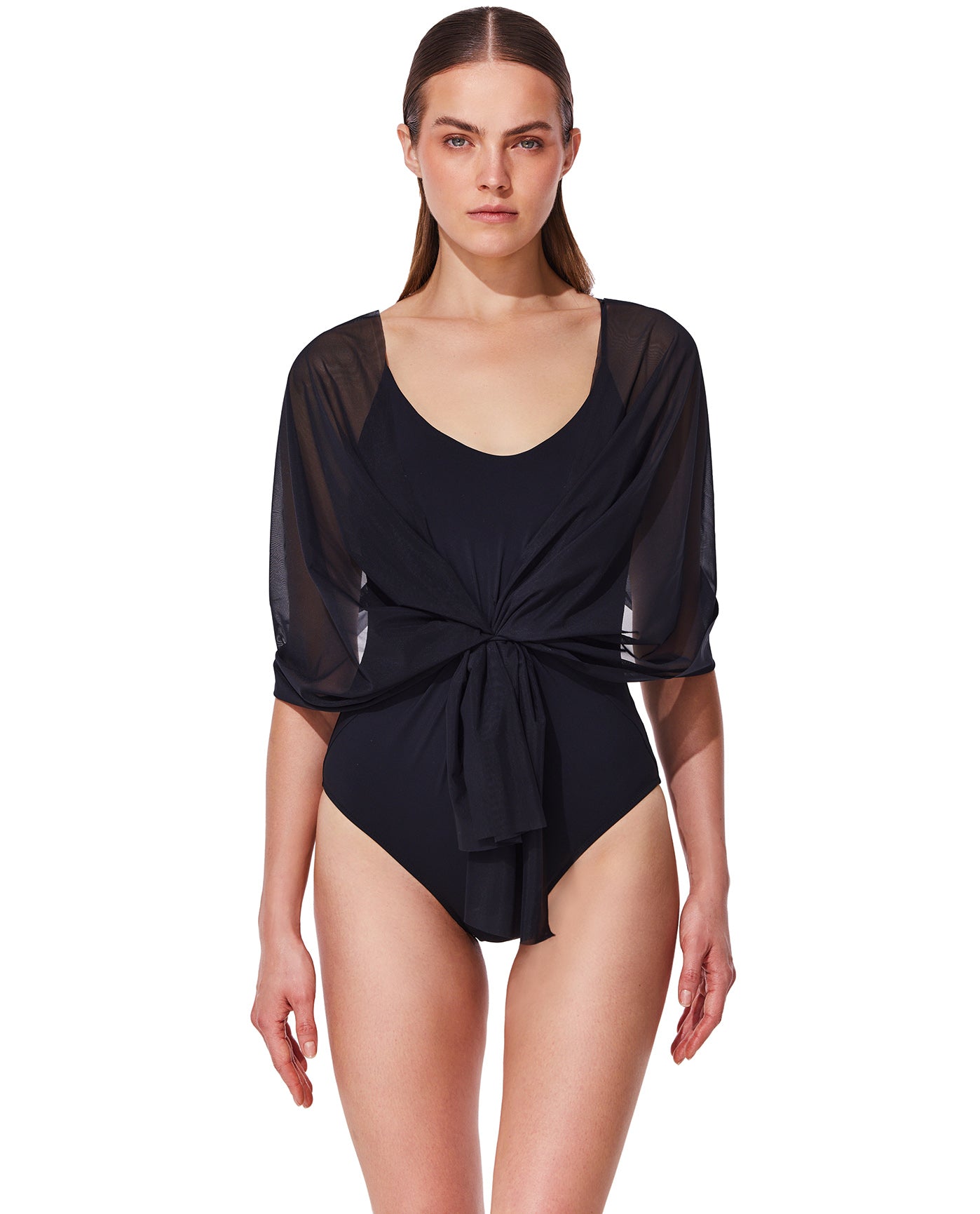 Yuri Flower Multi-Way Mesh One Piece
