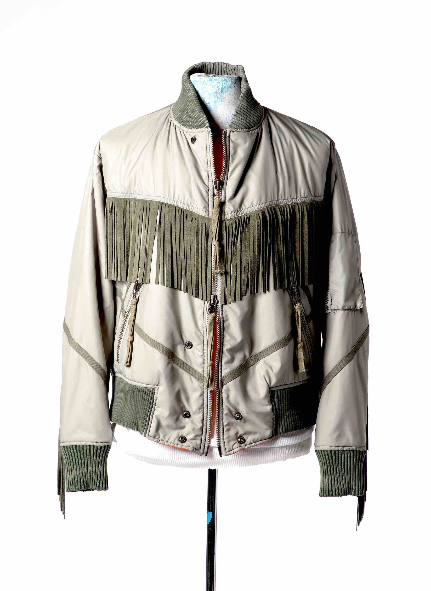 Army Fringe Flight Jacket