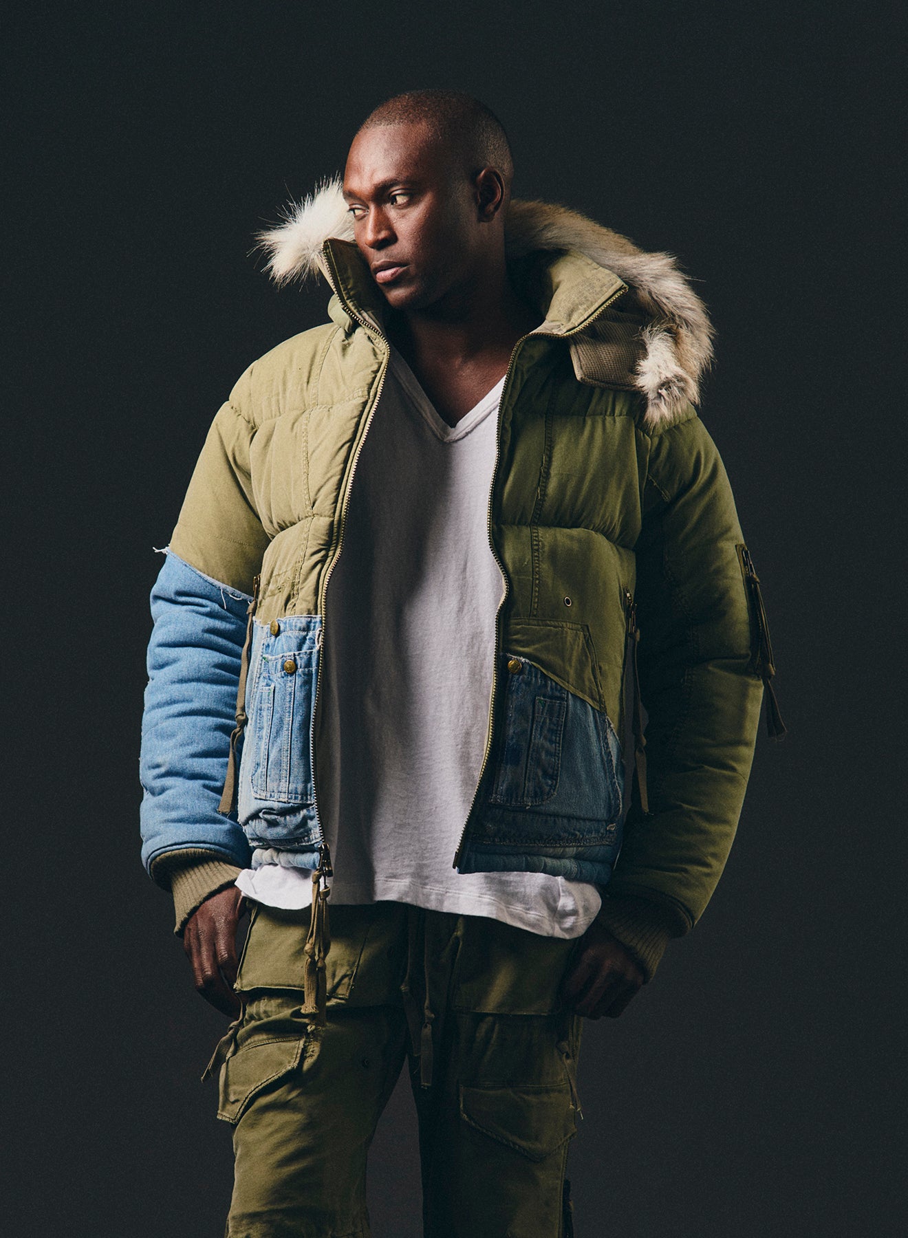 Army Liner Retro Puffy