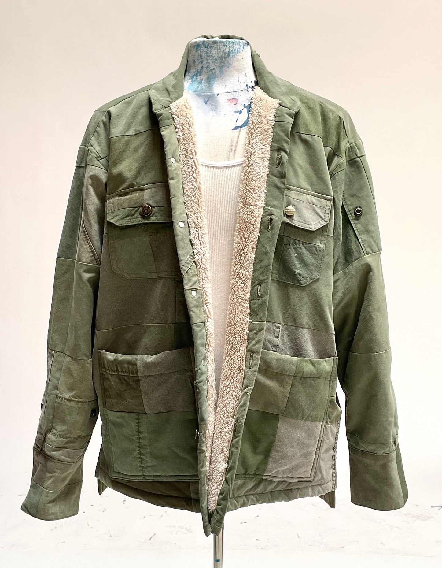 Army Scrapwork Sherpa Lined Boxy