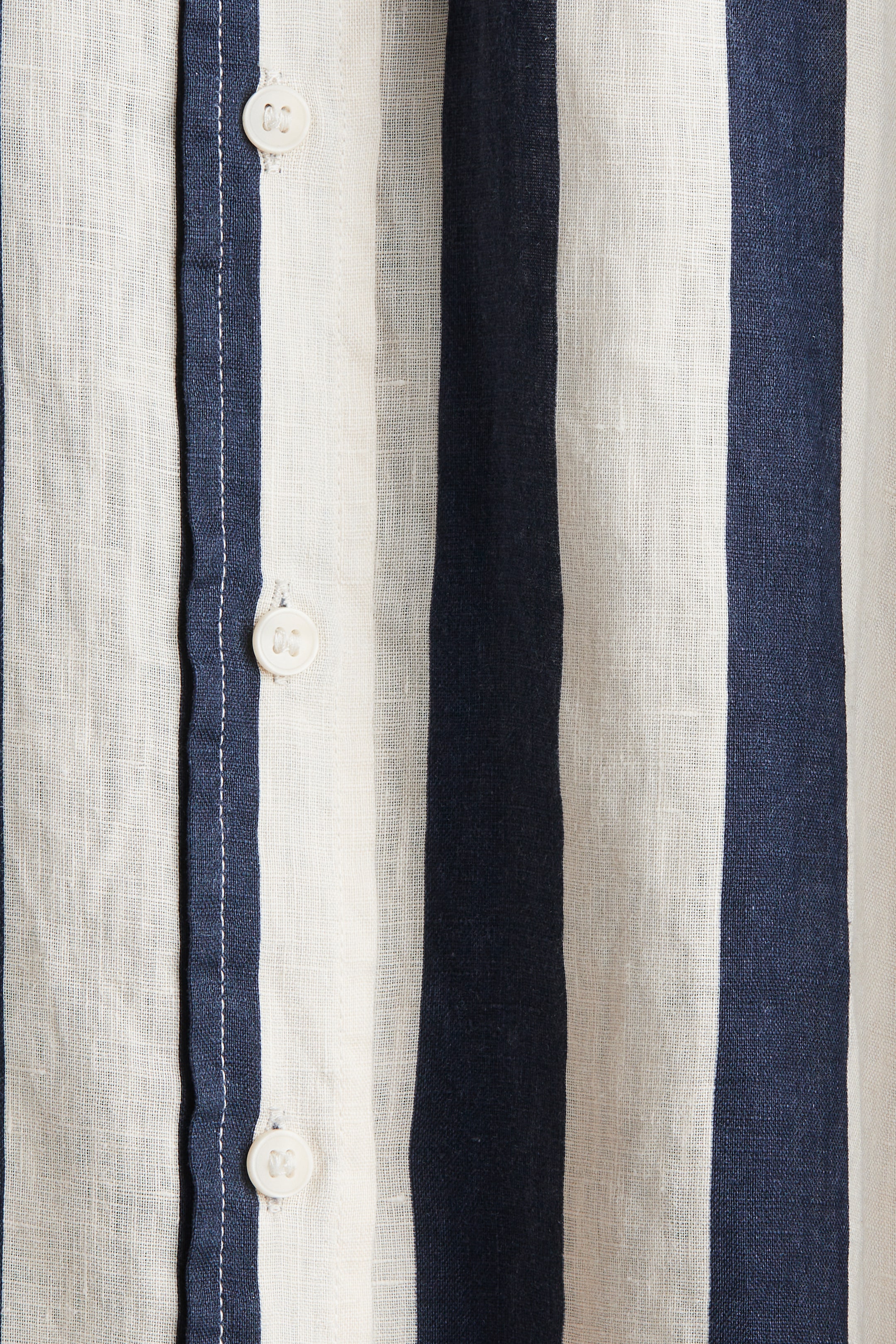 linen stripe closeup