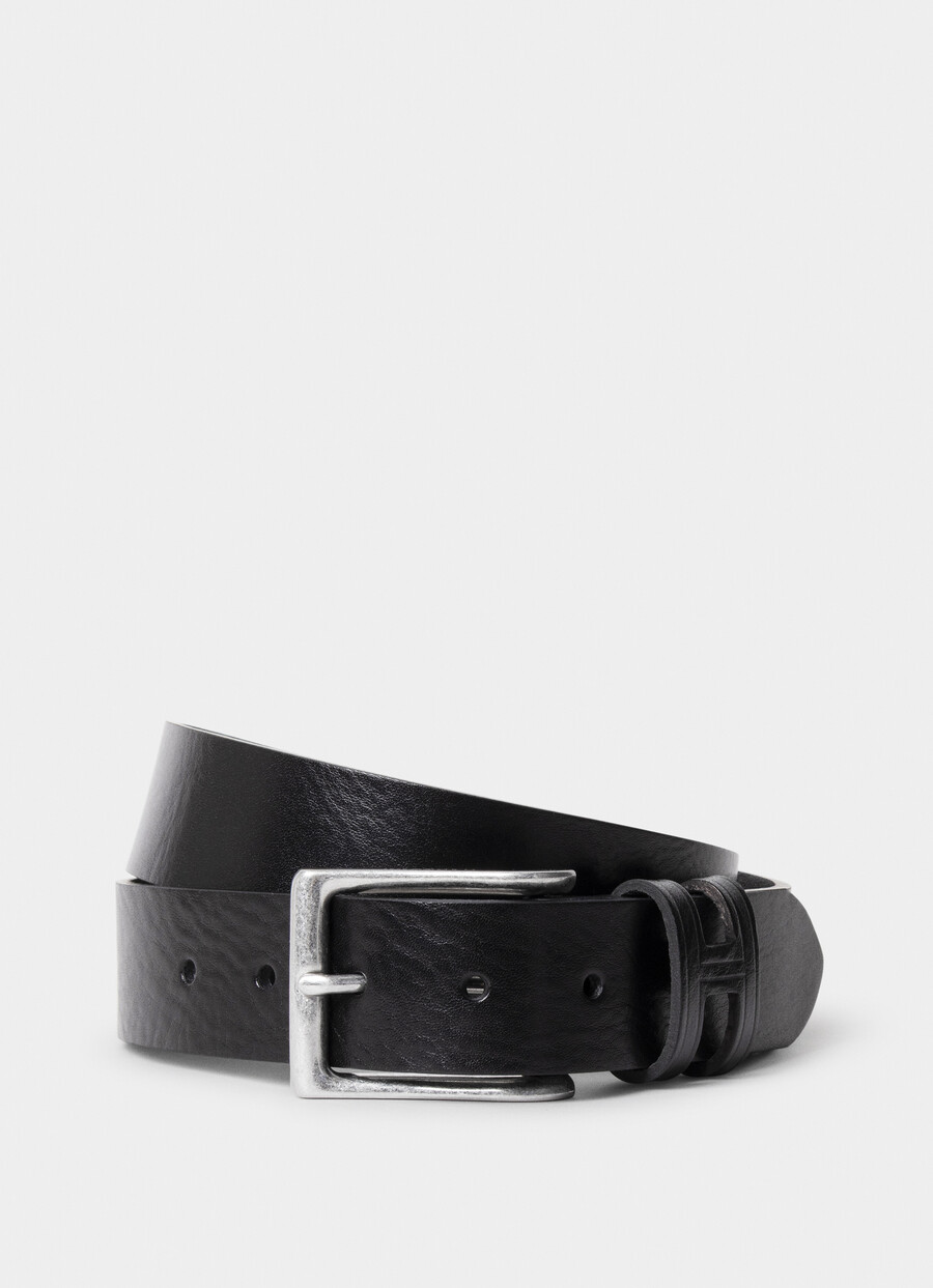 Casual H Keeper Leather Belt