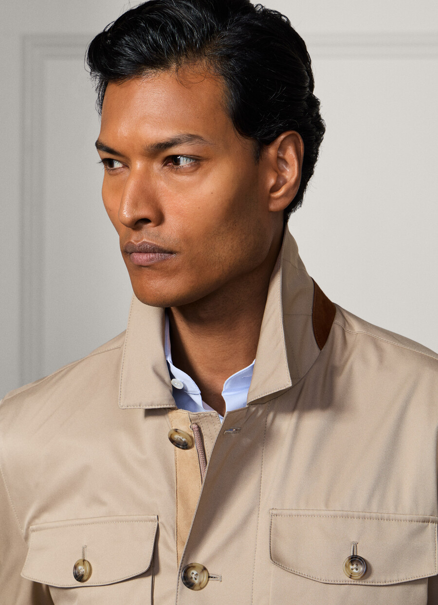 natural field jacket back
