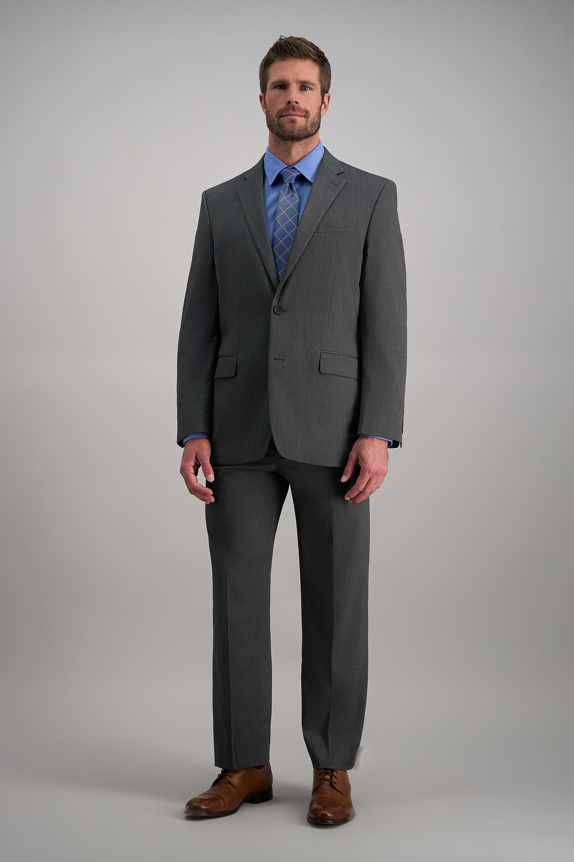 J.M. Haggar Premium Stretch Suit Separates - Diamond Weave