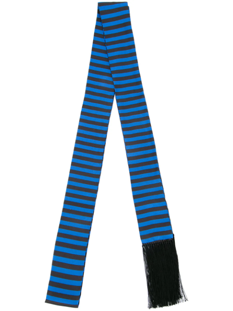 Striped Skinny Scarf