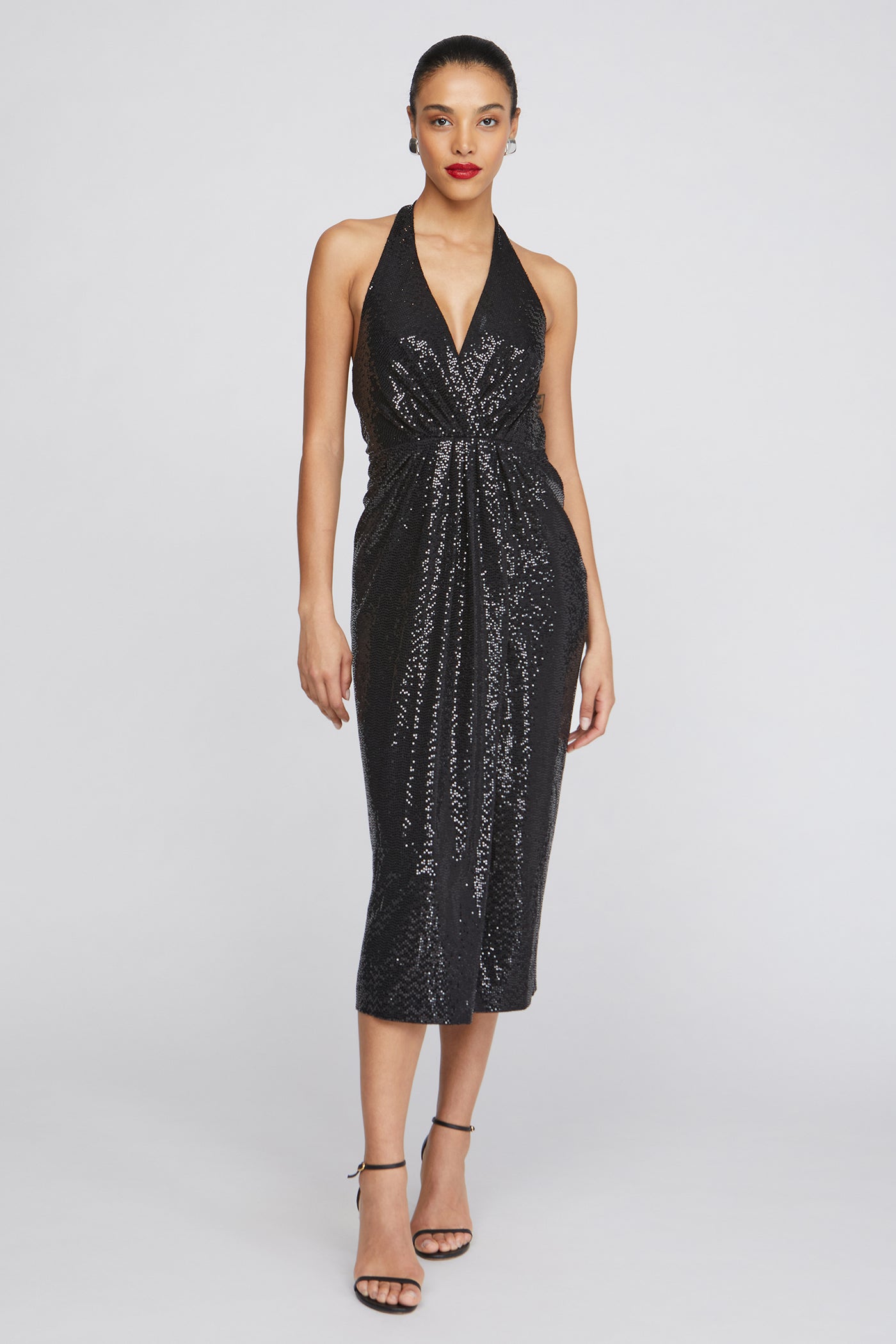 Disco Jersey Midi Dress