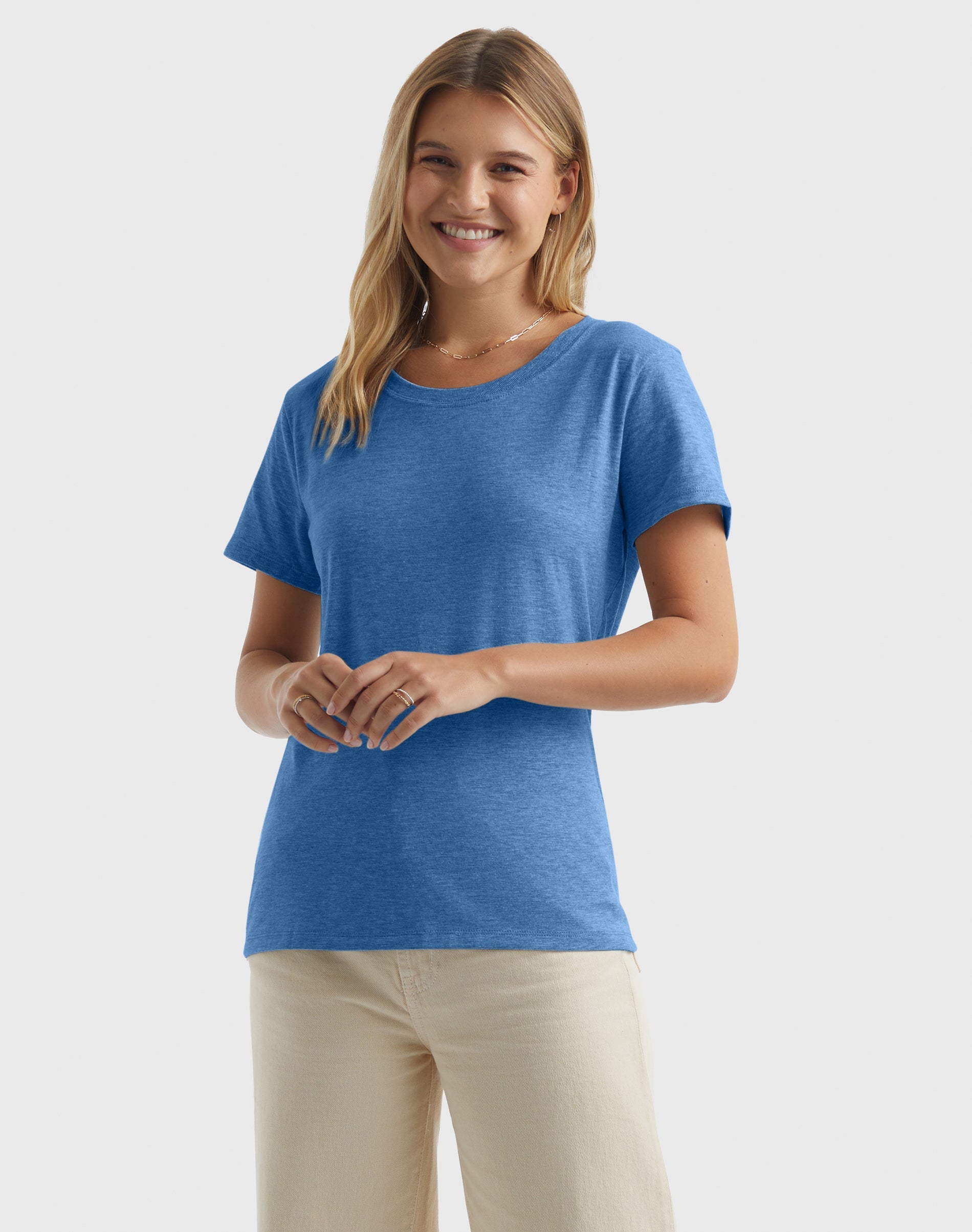 blue crewneck view