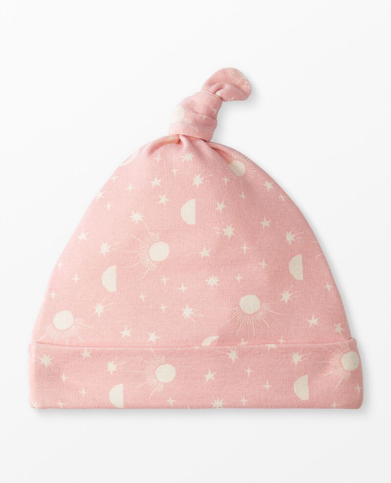 Baby Layette Top Knot Beanie