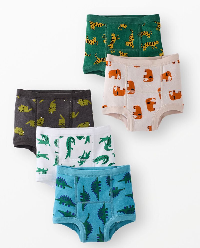 animal print five-pack
