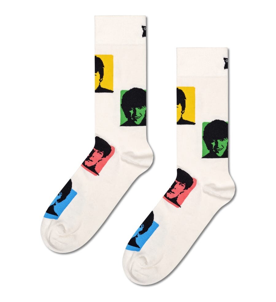 The Beatles Silhouettes Sock