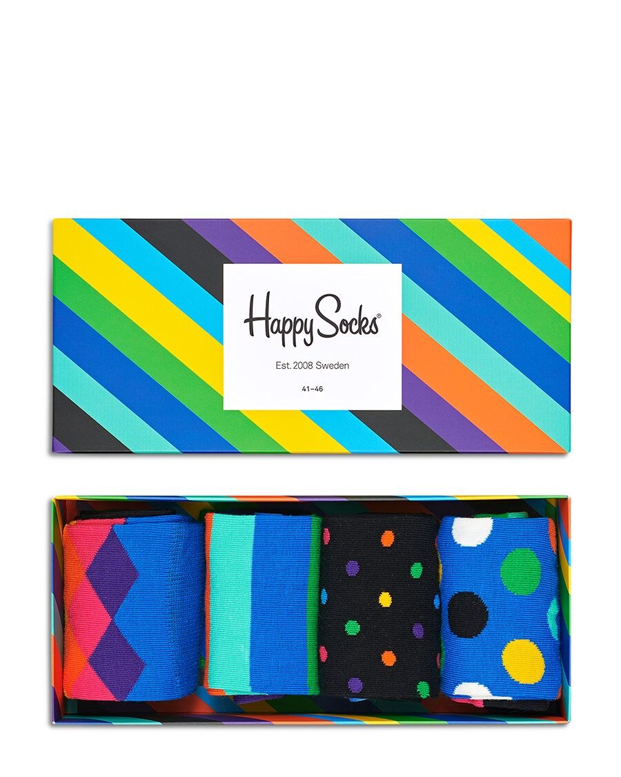 Stripe gift-box presentation