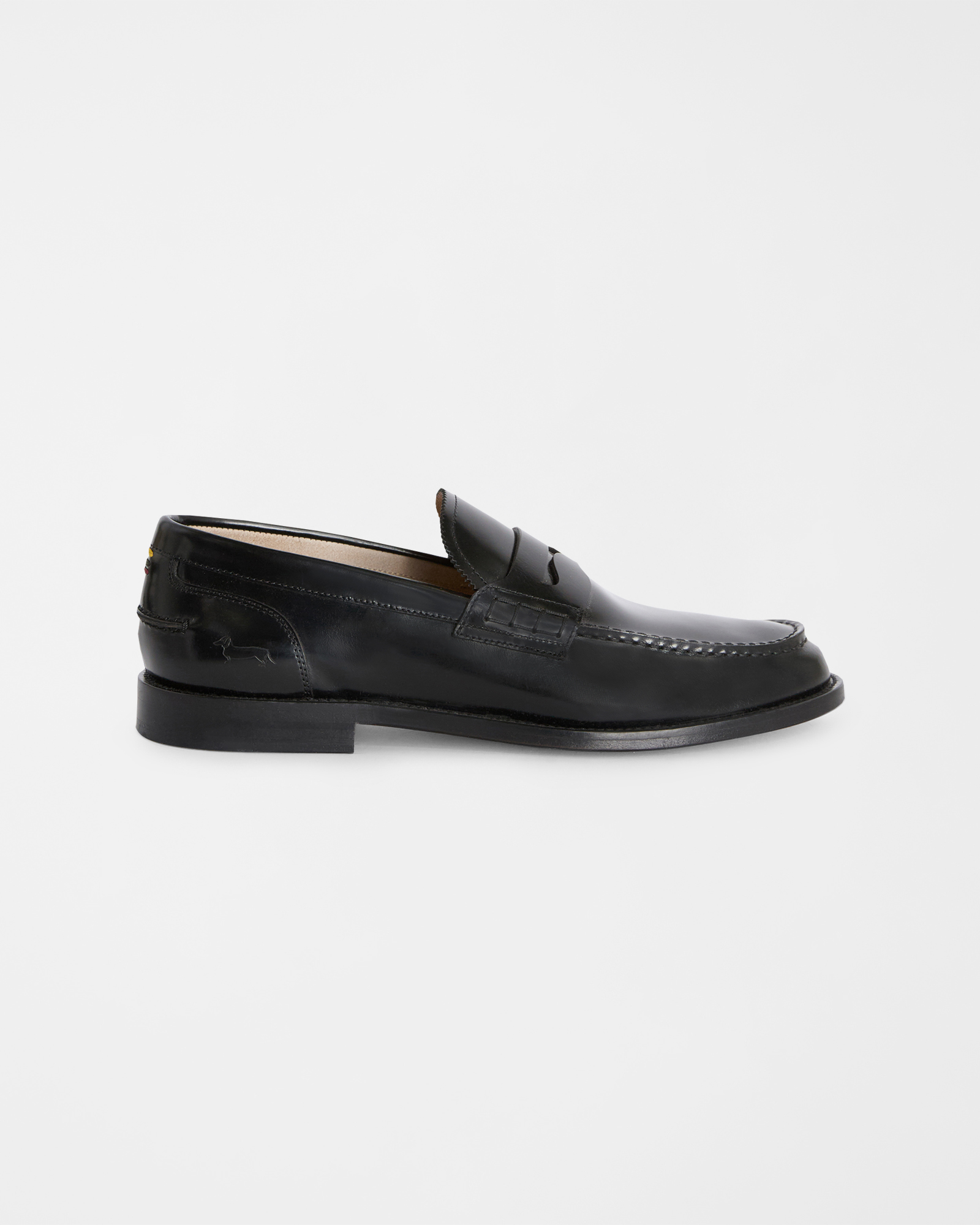 Leather College Loafers