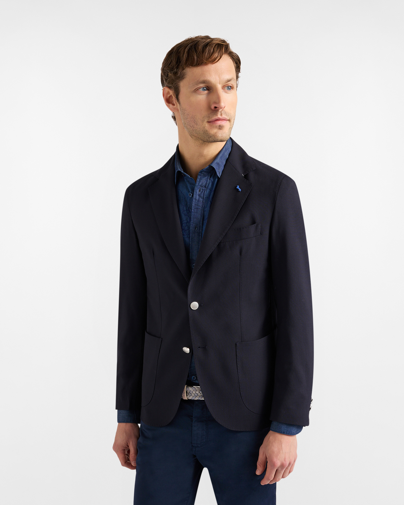Men's Wool Blend Blazer