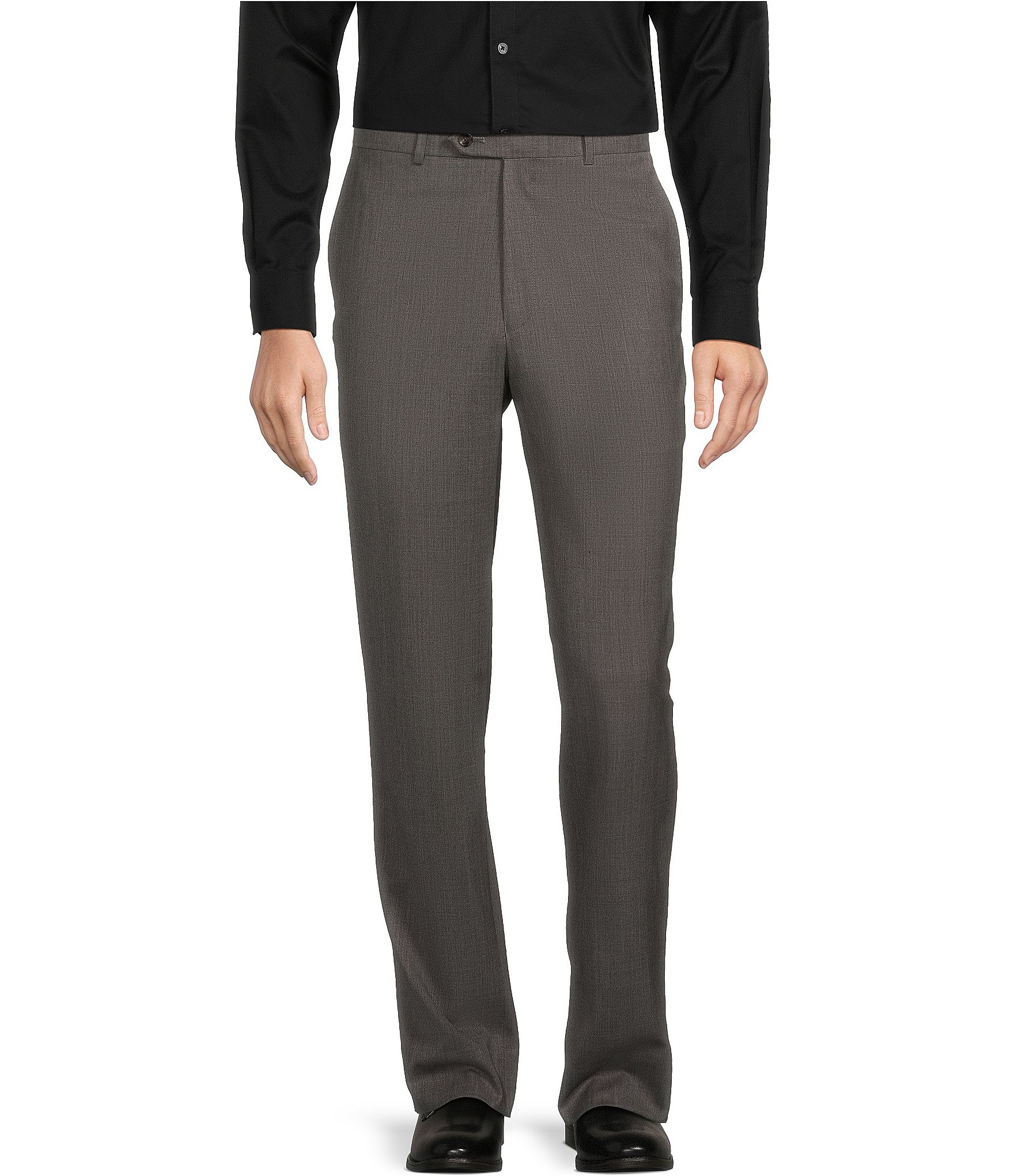 Chicago Classic Fit Pre-Tailored Flat Front Super Stretch Dress Pants