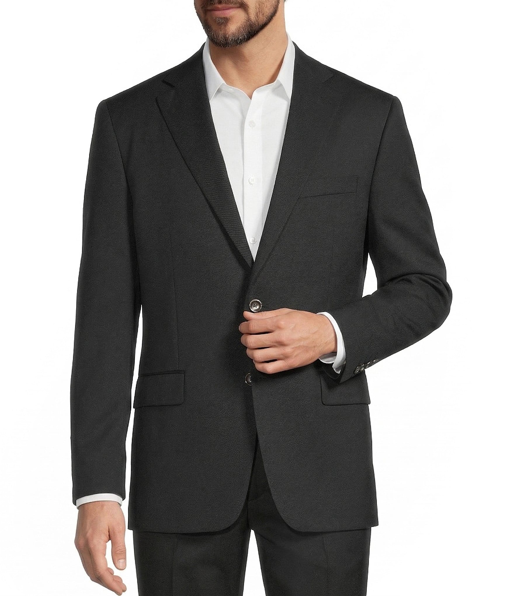 black blazer front view