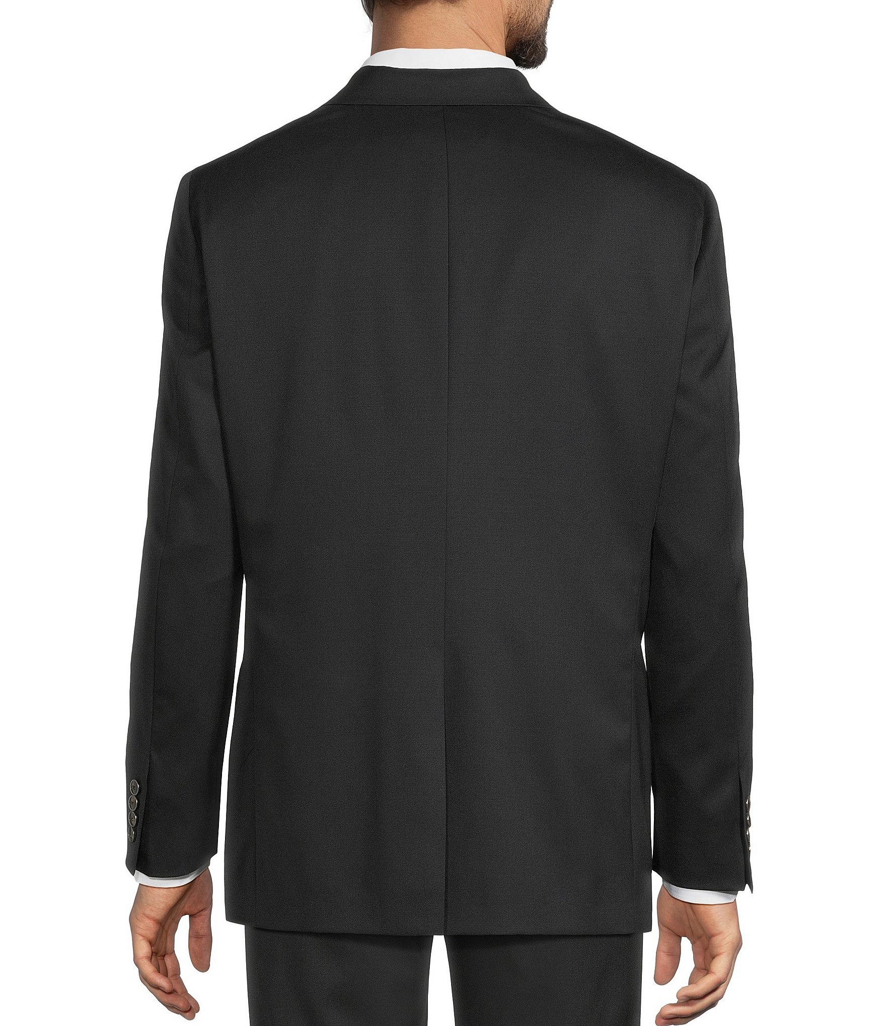 black blazer back view