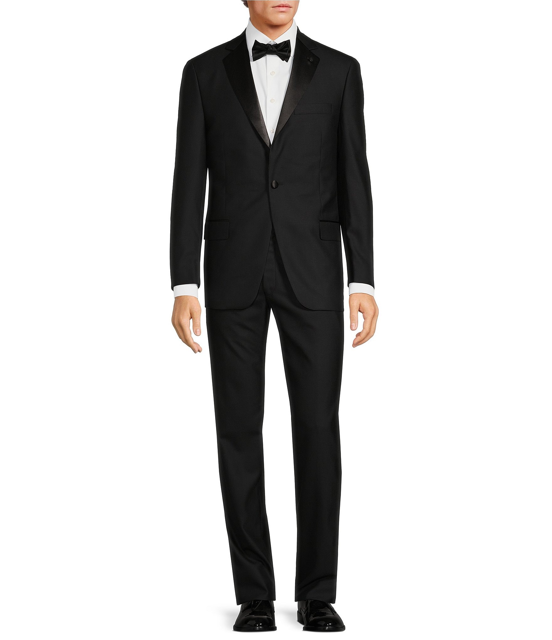 New York Modern Fit Flat Front 2-Piece Tuxedo