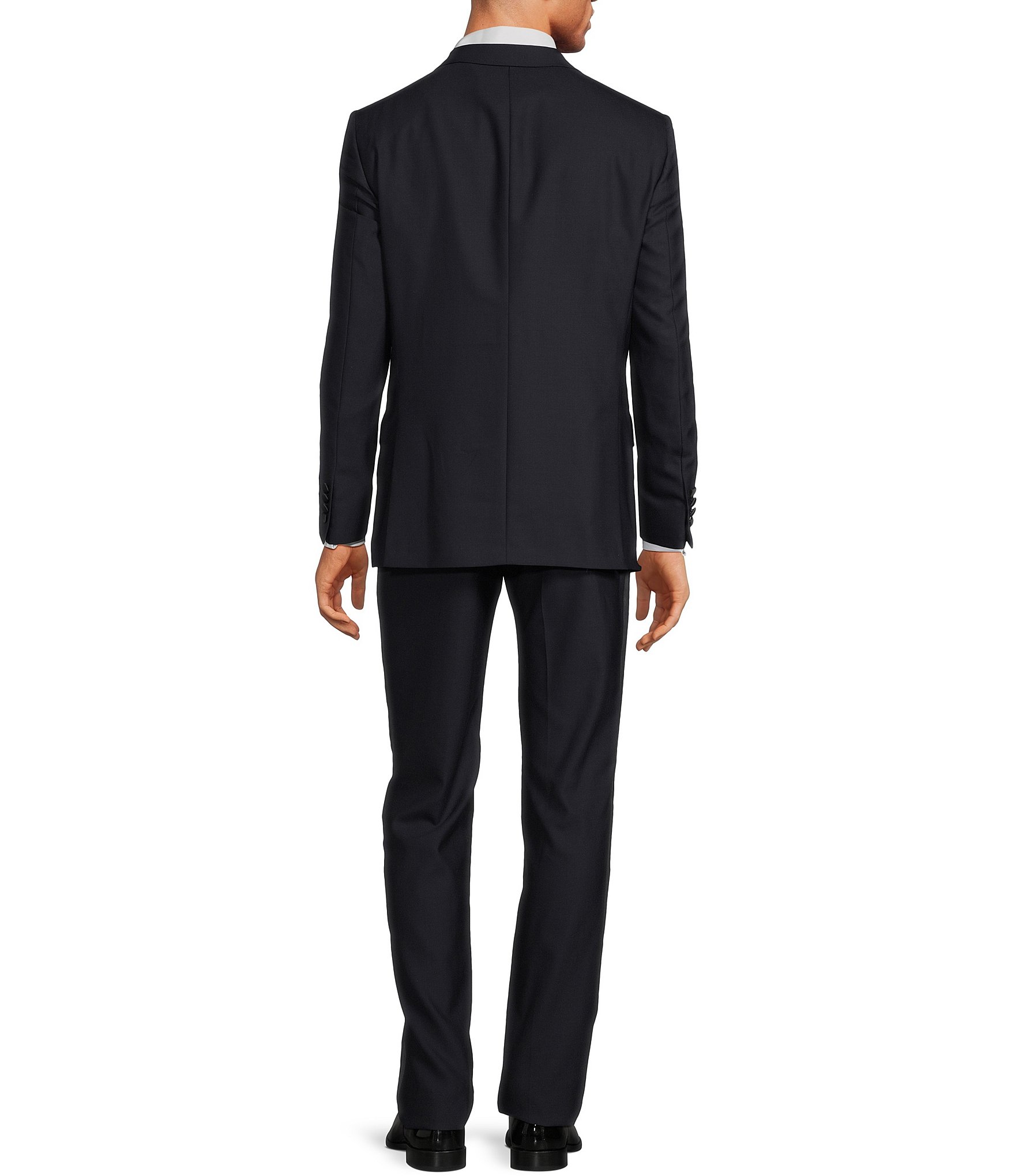 navy tuxedo back view