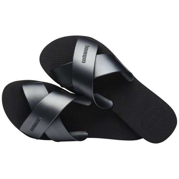 Aqua Metallic Sandals