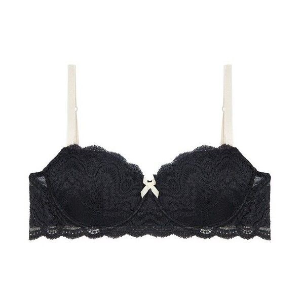 Sheer Infinity Black Lace Contour Spacer Bra