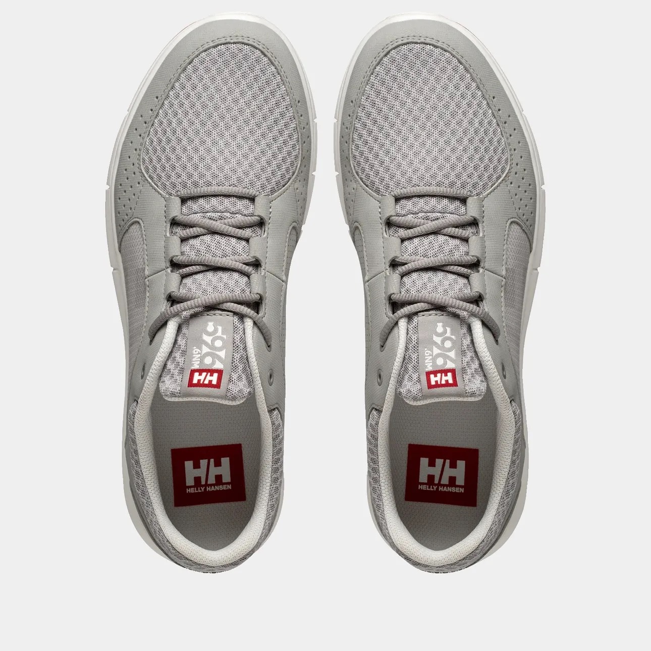 top view of grey Ahiga sneakers