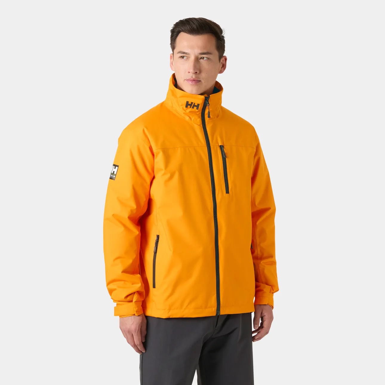 bright orange on-body view