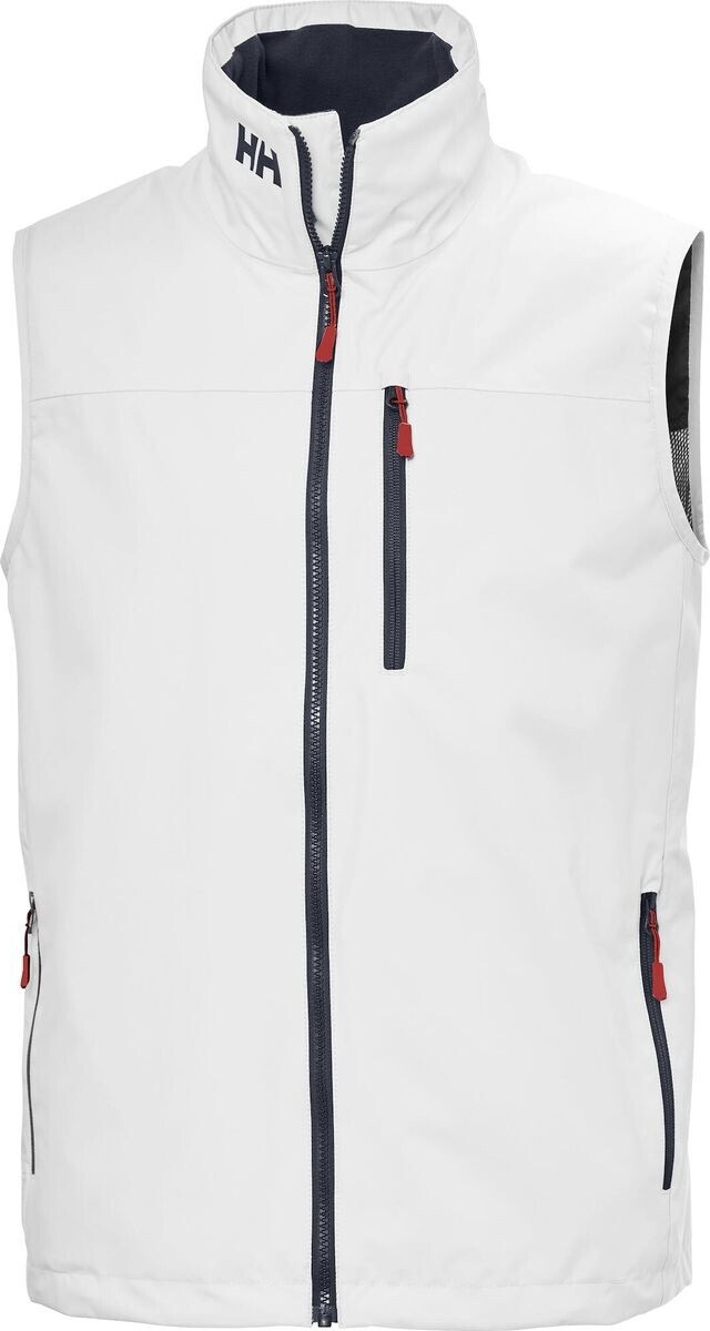 white Crew Vest 2.0 front view