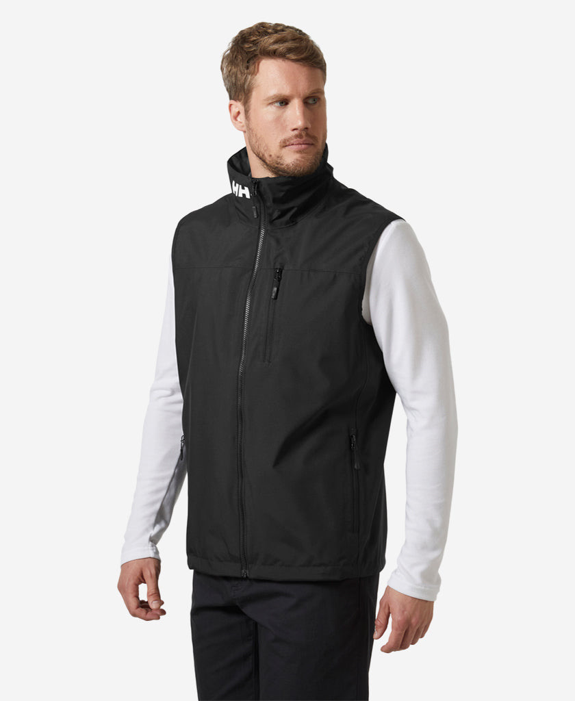 black Crew Vest on body