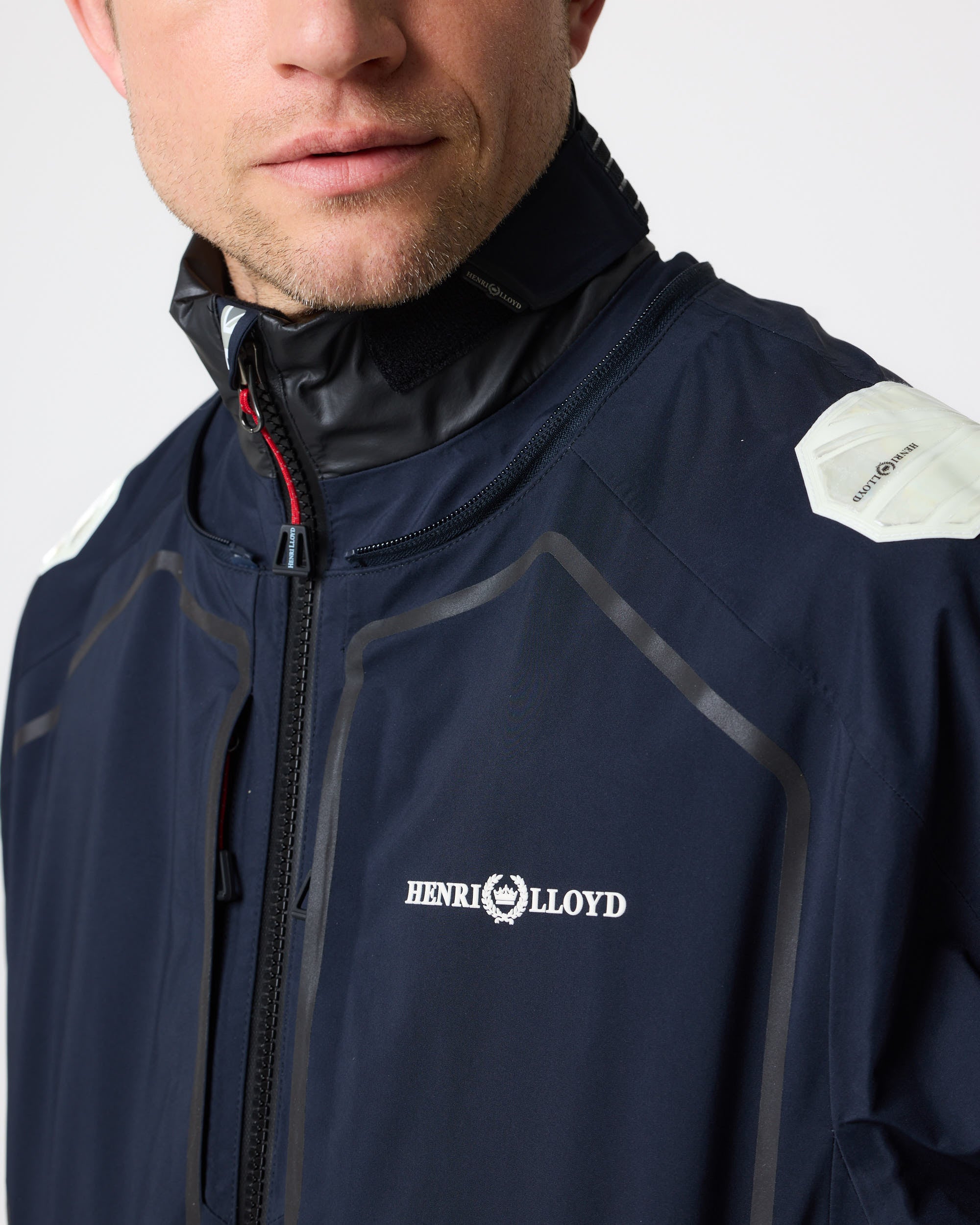 Chest and zip detail
