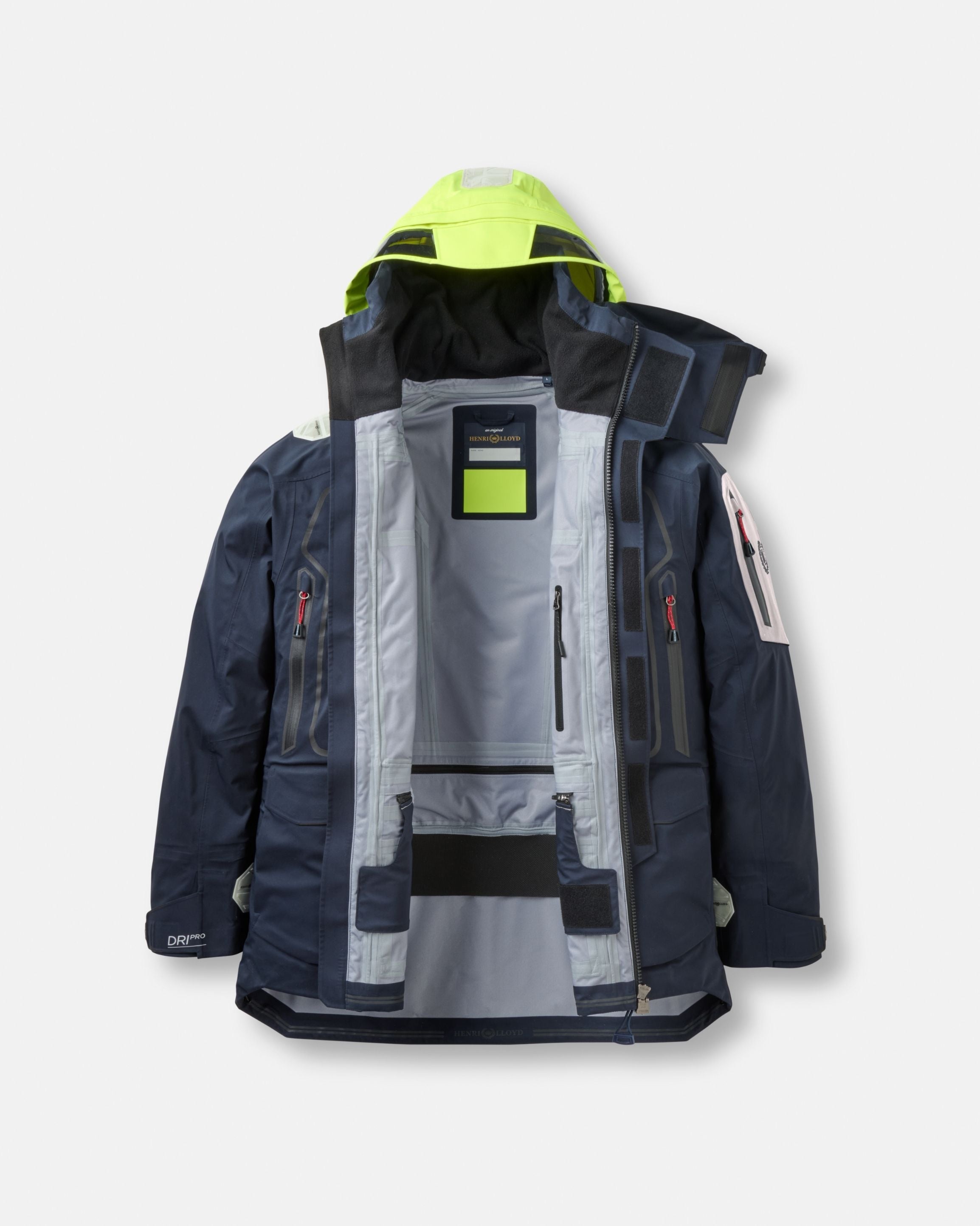 Open front showing inner protection