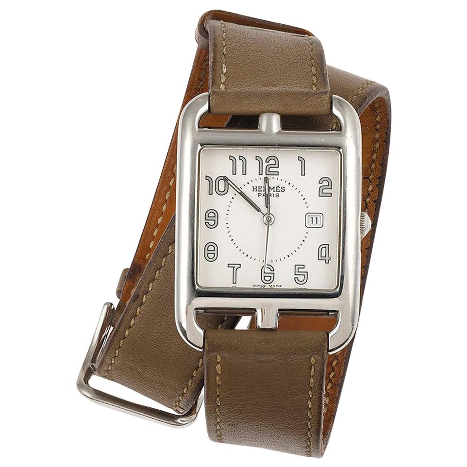 Cape Cod on an étoupe double-tour strap, three-quarter view