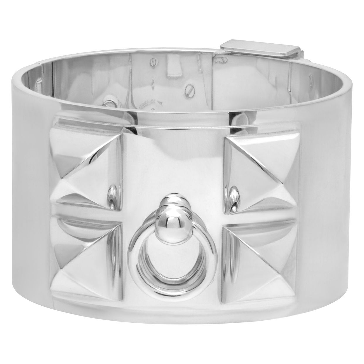 All-sterling-silver CDC — the pyramid studs and central ring in metal