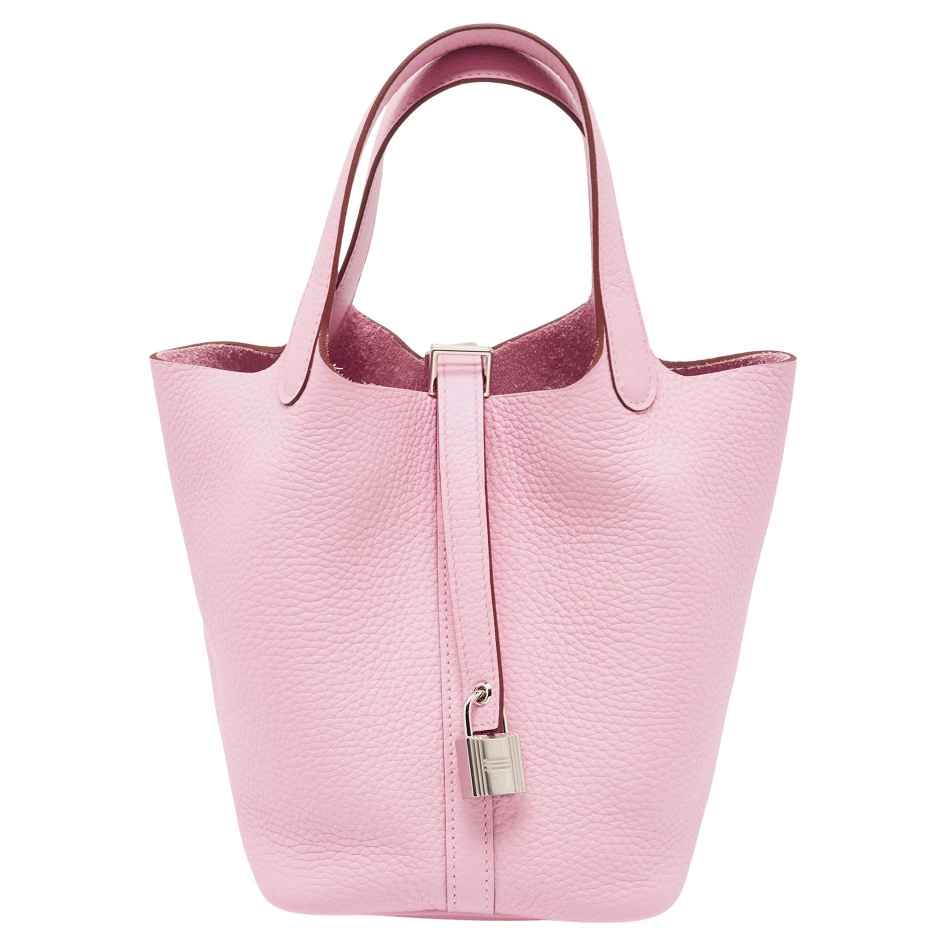 Rose Picotin with the open top and palladium lock