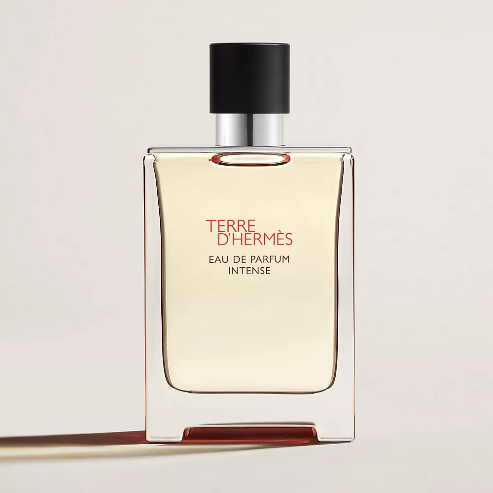 Terre d'Hermès Eau de Parfum Intense, lit to throw a long shadow