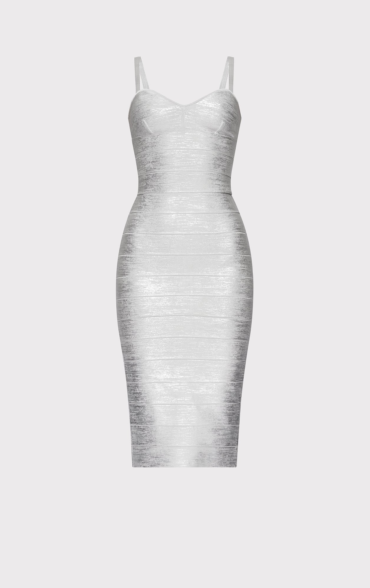 flat front with sweetheart neckline
