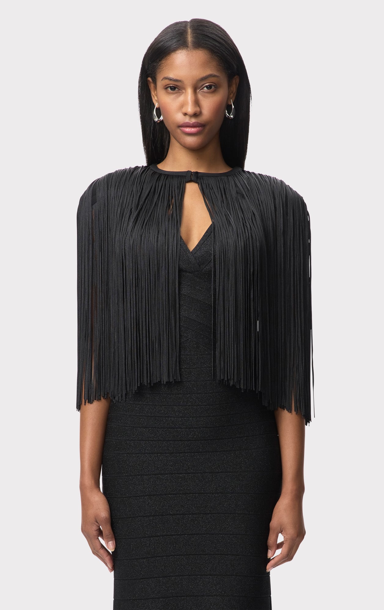 Icon Fringe Cape