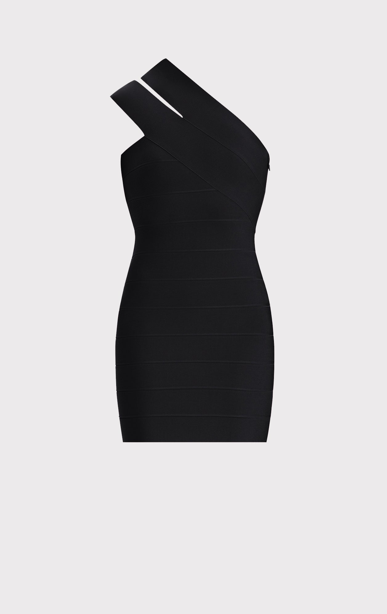 flat front with angled neckline