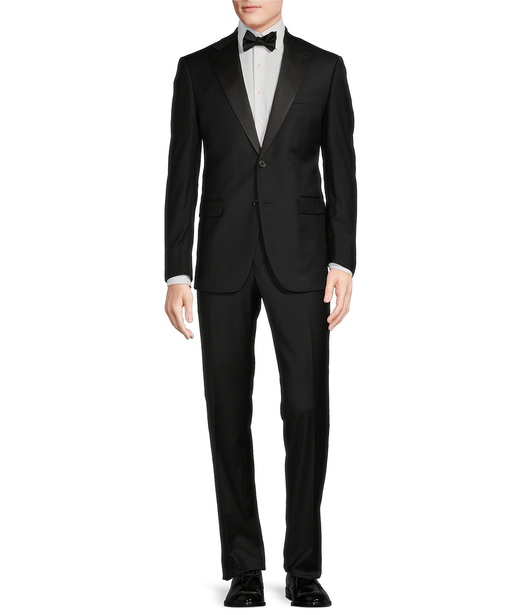 Modern black-tie silhouette