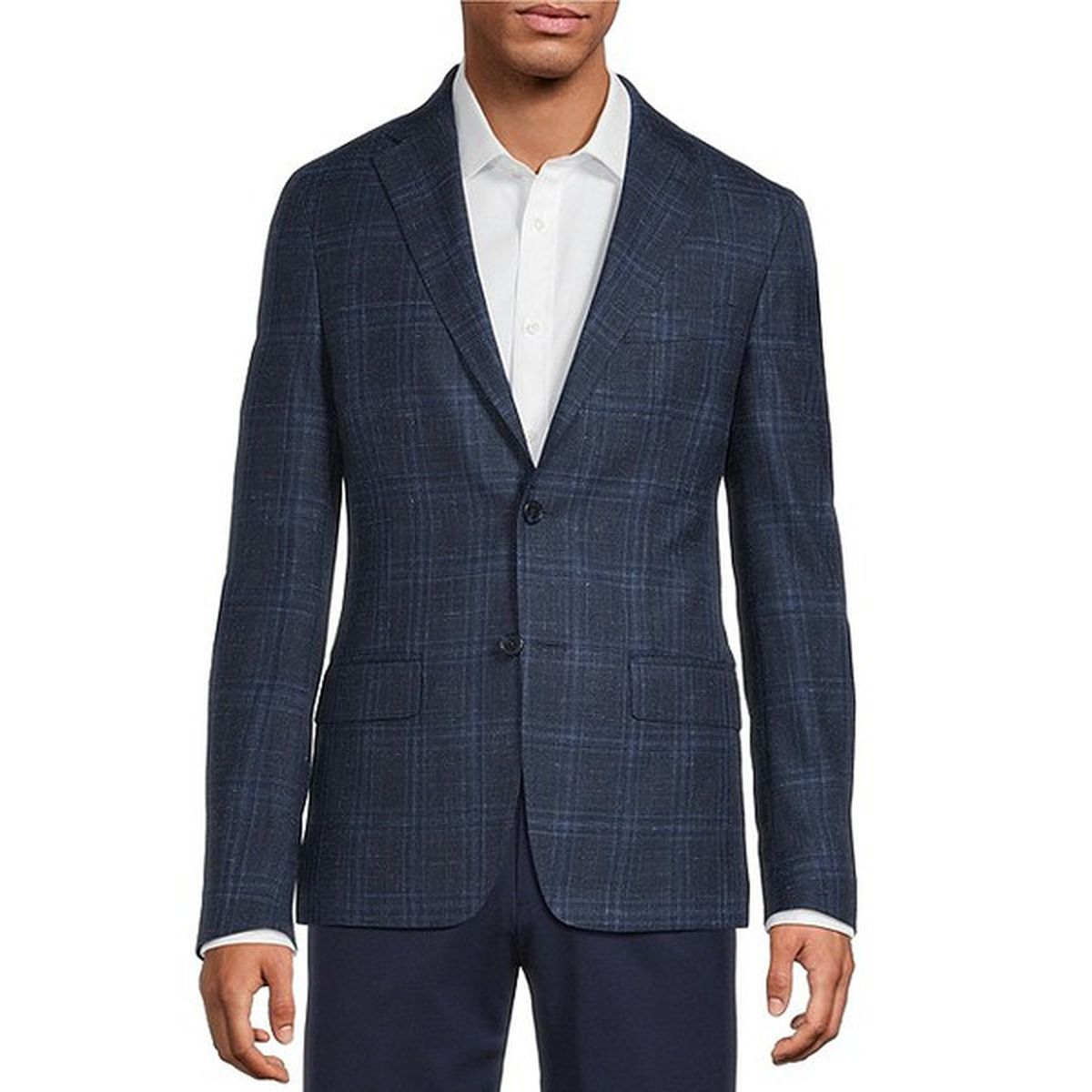 Blue plaid Haskins sportcoat