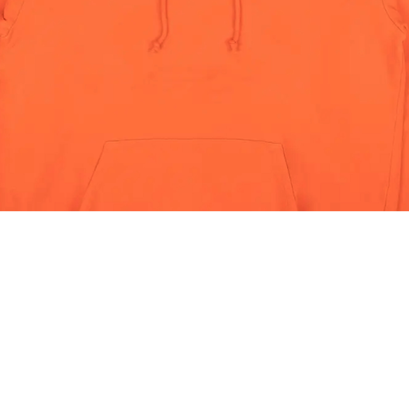 Hood and pouch-pocket close-up