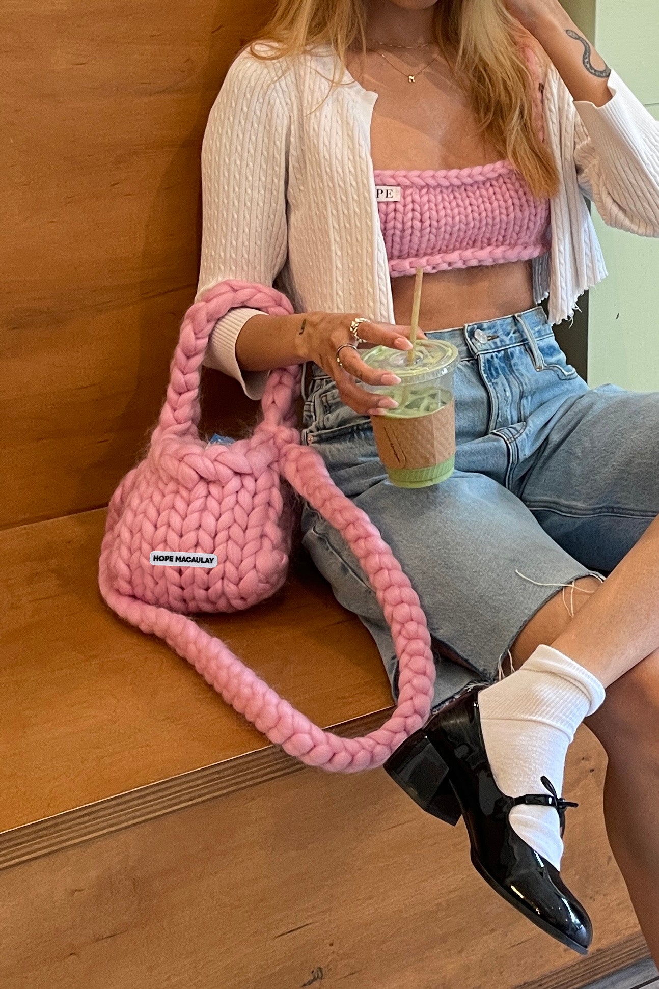 Styled carry shot showing the bag worn crossbody