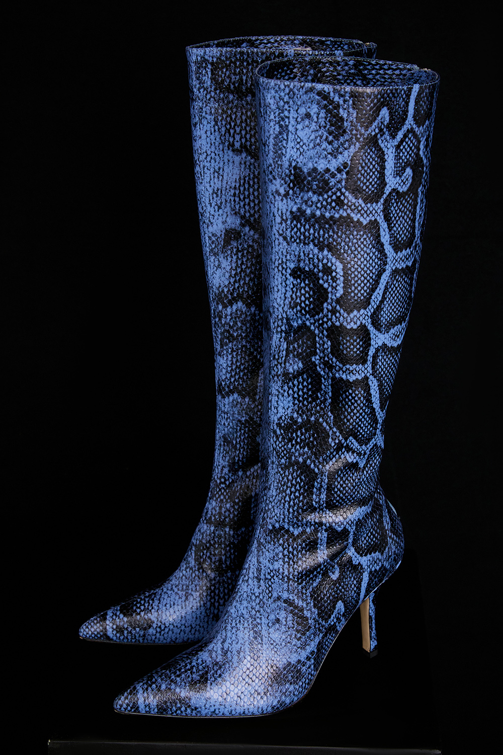 Closer look at the pointed toe