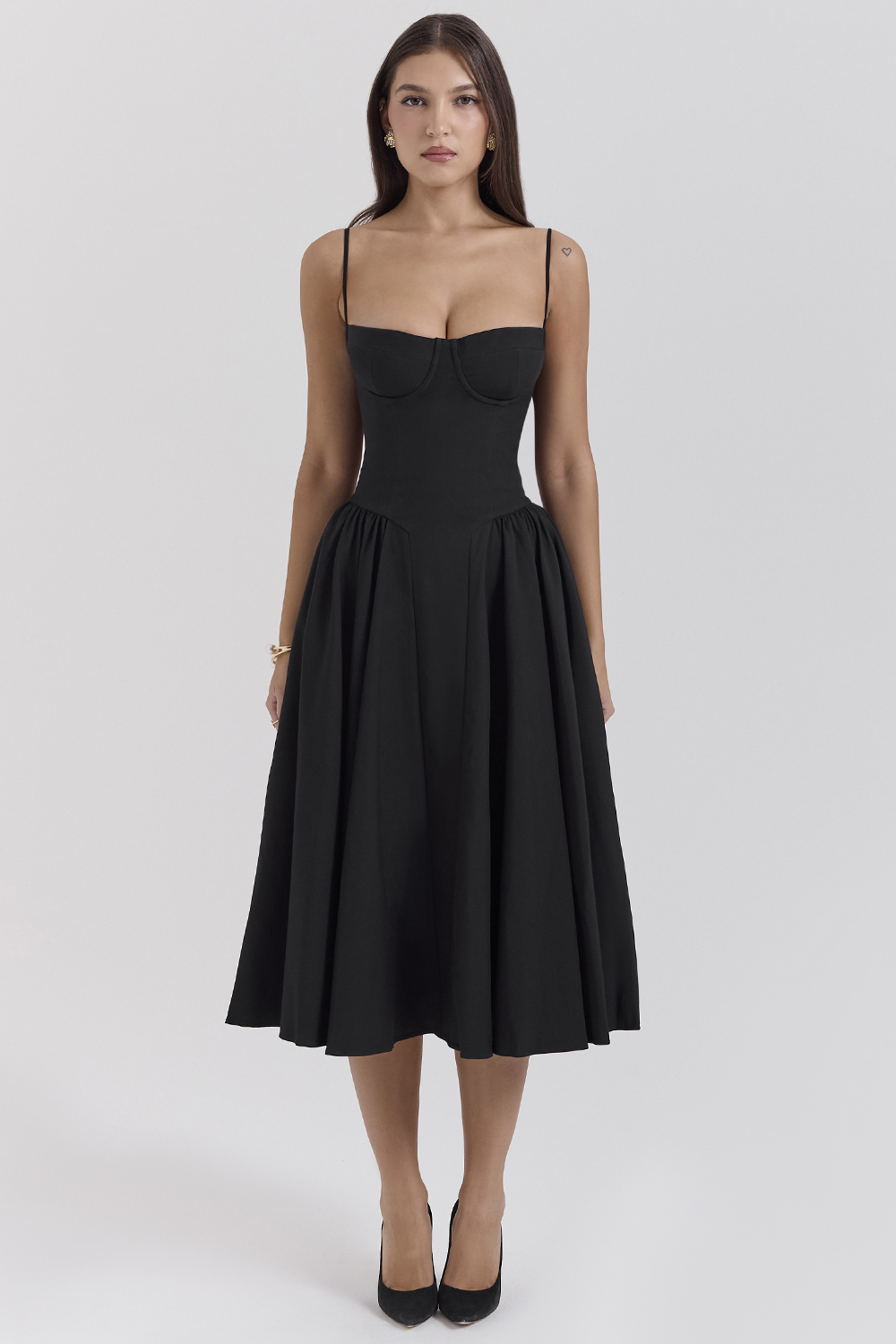 Back or three-quarter dress view