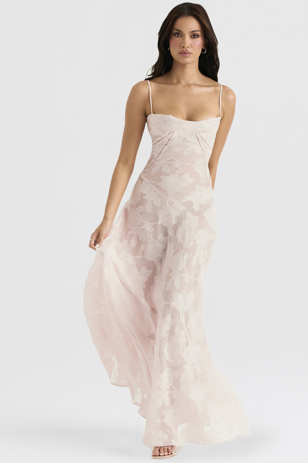 Closer view of the corset upper