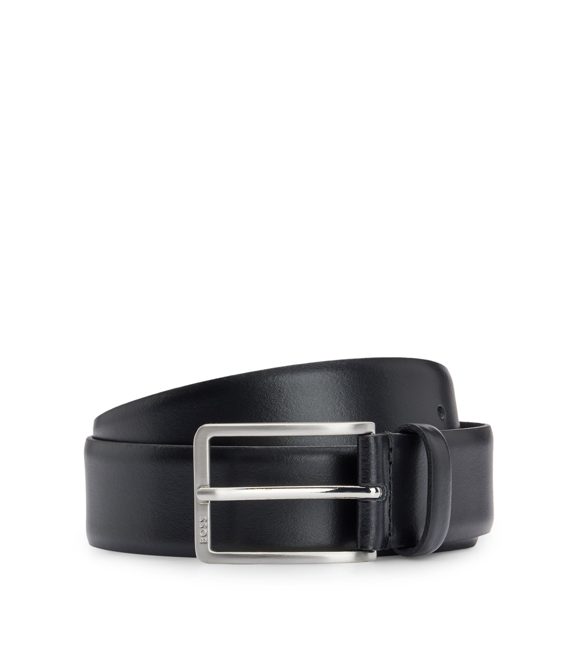 Italian Leather Pin-Buckle Belt