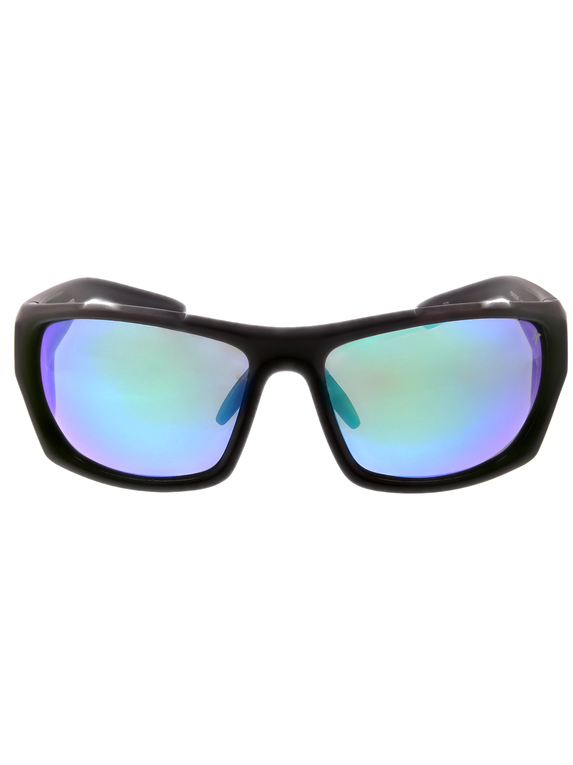Front view of the polarized mirrored lens setup.