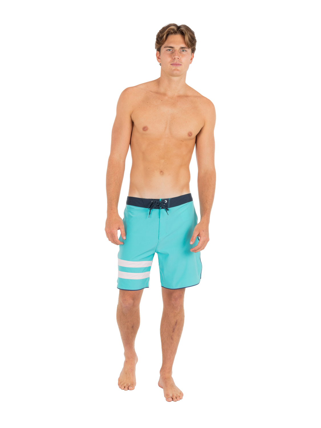 Full-body product shot showing the knee-skimming proportion.